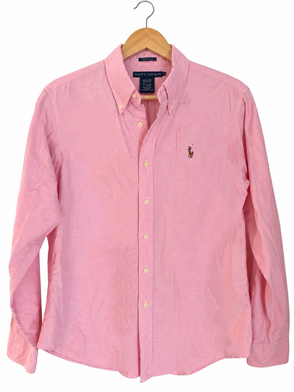 Ralph Lauren Pink Classic Fit Oxford Button Down Shirt - Women’s Size 12